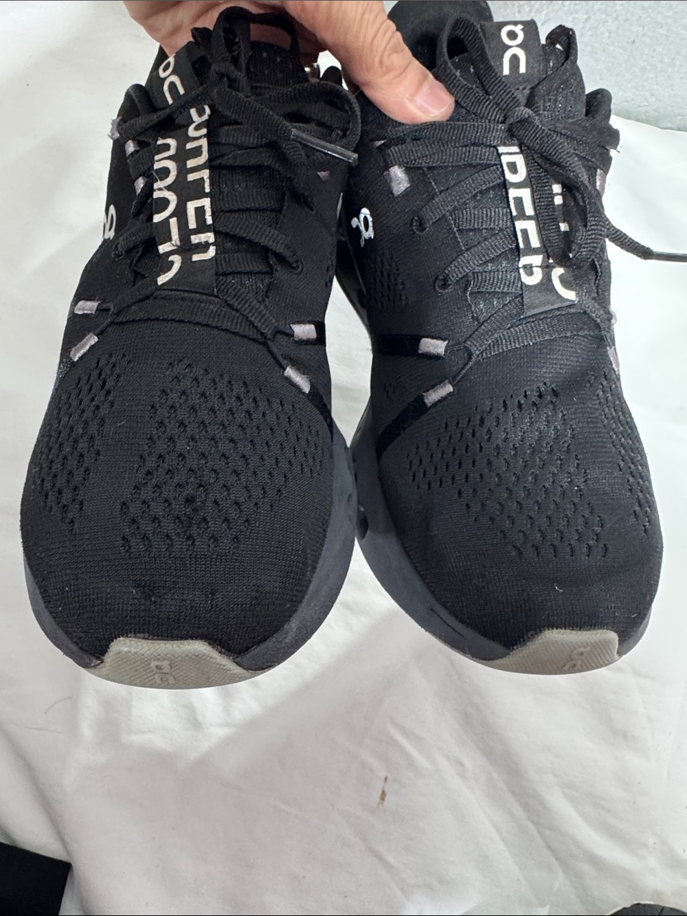 On Running Women's Black Sneakers - Picture 4 of 9